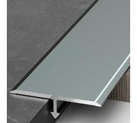 Bande en T en aluminium, garniture imperméable à l'eau, moulage en T pour tous les types de sols, installation facile, idéal pour les joints sans couture