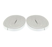 Bande éponge de qualité supérieure pour isoler les coutures de porte contre le bruit et les intempéries - Gris - 1,5 cm - 2 rouleaux