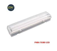 EDM Bande étanche pour Tube LED eq 2x36w 125 cm IP44
