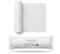 Bande Extensible Médicale 4 m x 15 cm - Bandage Large pour Grandes Zones - Maintien, Post-Opératoire, Soins Cliniques et Premiers Secours (10)
