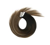 Bande Extension Extensions de cheveux à bande adhésive, humains, trame peau sans couture, 20 pièces(1B-4-18,20 PCS_24 INCHES)
