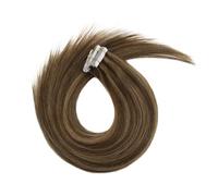Bande Extension Extensions de cheveux à bande adhésive, humains, trame peau sans couture, 20 pièces(P4-27,20 PCS_22 INCHES)