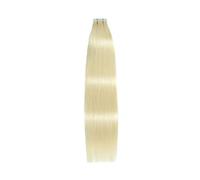 Bande Extension Extensions de cheveux humains à bande adhésive for femmes for ajouter du volume et la longueur avec un aspect naturel(#613,10 PCS_14 INCHES)