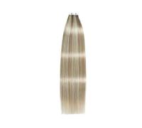 Bande Extension Extensions de cheveux humains à bande adhésive for femmes for ajouter du volume et la longueur avec un aspect naturel(#P18/613,10 PCS_18 INCHES)