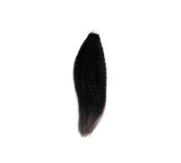 Bande Extension Ruban adhésif dans les extensions de cheveux humains crépus droits Extensions adhésives brésiliens noir 20 pièces-50g(20 Inches)