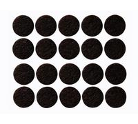 BANDE FEUTRÉE ADHÉSIVE - ROND 20mm - 20 pcs