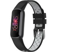 Bande Fitbit Luxe : bande de sport en silicone imoshion avec boucle argentée sans ardillon