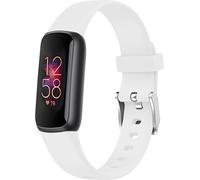 Bande Fitbit Luxe : bande silicone imoshion avec boucle argentée sans aide à l'installation