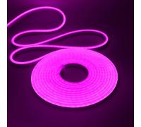 Bande flexible néon LED étanche 24 V IP67 120 LED/m Éclairage décoratif intérieur/extérieur Flexible Alimentation non incluse