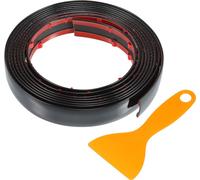 Bande Garniture Fenêtre Voiture, Camion 22Mm Largeur 10 Pieds 300Cm Autocollant Anti-Rayures Auto-Adhésif | Pare-Chocs Porte Carrosserie Latérale Noir Brillant 1 Ensemble