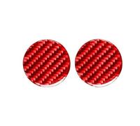bande garniture tableau bord Porte-gobelet pour accoudoir central de voiture, tapis garniture, accessoires intérieurs, autocollant pour Discovery 4 2010 - 2016(Carbon Red)