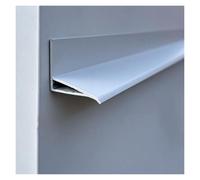 Bande goutte d'eau mur vertical, Profil goutte bec d'aigle | Stoppe écoulement eau derrière gouttières, Protéger Planche fascia Des dégâts eau(White W 5cm,L-100cm/39.4")