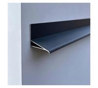 Bande goutte d'eau mur vertical, Profil goutte bec d'aigle | Stoppe écoulement eau derrière gouttières, Protéger Planche fascia Des dégâts eau(Black W 5cm,L-350cm/137.8")