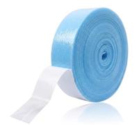 Bande isolante autocollante pour chape, bande isolante pour isolation thermique, chauffage au sol et insonorisation, bleu (50 mm x 5 mm x 20 m)