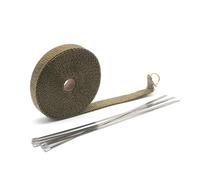 Bande Isolante Thermique pour Échappement Turbo Moto (5/10/15 M) - Rouleau De Tissu Isolant pour Collecteur D'échappement(10m Titanium)