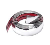 Bande Joint Accessoires Garniture Décorative Brillante Pour Voiture Bordure Fenêtre Chromée Barre D'impact Pare-chocs 3 Mètres 6/8/10/15/20/30 Mm(6mmx3meter silver)