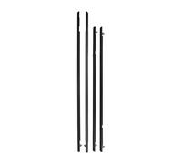 Bande Joint Voiture 4 pièces 72910-SNA-A01 72410-SNA-A01 72450-SNA-A01 garniture moulure fenêtre voiture noire joints étanchéité pour Civic pour Sedan 2006-2011 Joint Fenêtre Voiture