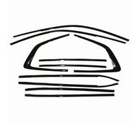 Bande Joint Voiture Garniture couverture bande fenêtre extérieure voiture pour BMW G01 X3 2018-2024 joint étanchéité acier inoxydable pare-soleil décoratif Joint Fenêtre Voiture