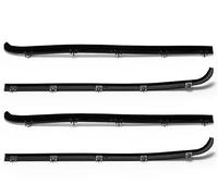 Bande Joint Voiture Kit de 4 joints de garniture de fenêtre de porte avant en feutre de caoutchouc pour Ford pour Bronco F250 F350 1987-1997 Joint Fenêtre Voiture