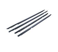 Bande Joint Voiture Lot 4 Bandes D'étanchéité Vitres Voiture Pour Land Pour Cruiser LC80 FZJ80 LX450 75710-60021 1990-1998 Fenêtre Voiture Joint(Argent)