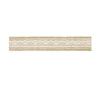 BANDE JUTE DENTELLE 5X500CM Beige, Ivoire, Crème, Écru, Naturel, Taupe
