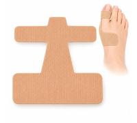 Bande Kinésiologie Hallux Valgus, Correcteur Orteil Élastique Respirant | Bande en coton sans latex, prédécoupée pour hallux valgus, confort quotidien et sportif, unisexe(Natural,40pcs)