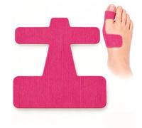 Bande Kinésiologie Hallux Valgus, Correcteur Orteil Élastique Respirant | Bande en coton sans latex, prédécoupée pour hallux valgus, confort quotidien et sportif, unisexe(Rose,40pcs)