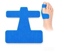 Bande Kinésiologie Hallux Valgus, Correcteur Orteil Élastique Respirant | Bande en coton sans latex, prédécoupée pour hallux valgus, confort quotidien et sportif, unisexe(Bleu,60pcs)
