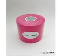 Bande kinésiologie rose Elastrap - Sport Taping Tape thérapeutique adhésif - Strapping kinésiologique T1