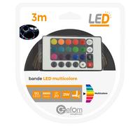 bande LED 7, 2 W 3M RGB avec Télécommande