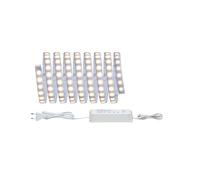 Bande LED 24V LED Strip blanc chaud Bande LED autocollante, extensible/réduisible, transformateur inclus, IP44, 18W 1650Lm 2700K, L 300 cm
