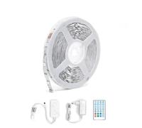 Bande LED - Bande de 7,5 m, WiFi, éclairage RVB, 24 W, idéale pour décorer, compatible avec les assistants vocaux et le contrôle depuis l'application