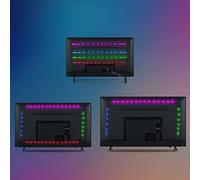 Bande LED - Bande LED basse tension, 4 m, RVB, idéale pour TV, couleurs vives et installation facile