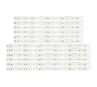 Bande LED Compatible Avec GRUNDIG 49VLE5523BG, 49GFB6623, 49VLE6523BL, 49LENZA6627, 49VLE6565BL, LM41-00177A, 00176A, IC-B-HWCR49D640L, HWCR49D640R