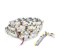 Bande LED courbable 12 V smd 2835 5 mètres strip adhésif pliable bande lumineuse pour créer des enseignes angles courbes lettres (lumière blanche froide)