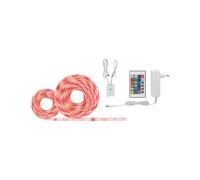 Bande LED dimmable RGB LED Strip Télécommande Changement de couleur Bande LED autocollante, 26W 900lm, L 750 cm