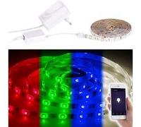 Bande LED LAX-206 - 2 m RVB + Blanc chaud - Avec accessoires Blanc G