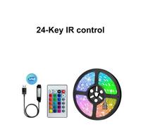 Bande LED Lumineuse RGB à Diode Flexible, Câble USB, Commande Bluetooth, Rétro-Éclairage, DC 5V, 10 m, Idéal pour Écran de Bureau