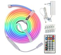 Bande LED - NEON DIGITAL-10 - RGB - 24V - 10W/m - 10m avec télécommande