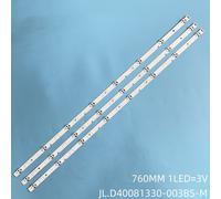 Bande LED pour 40 en effet TV JL.D40081330-003BS-M H40M2100C H40M2600 JHD400DF-E31 40H3C1 40H3B NS-40D510NA19 LC-40LB480U pointu ""Nipseyteko