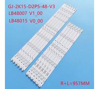 Bande LED pour GJ-2K15-D2P5-480-D611-V3 EVTLBM480P1101-T-1 EVTLBM480P0601-K-5 EVTLBM480P0501-J-4 48PFT4100 48PFH5500 48PFG5000 ""Nipseyteko