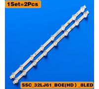 Bande LED Pour LG HC320DXN-ABSL1-A142 2143 SSC_32LJ61_HD_8LED S 32LC510U 32LM63 Y19 32LK615BPSB 32LK510BPLD 32LK510PLD 32LJ510B ""Nipseyteko®