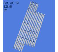 Bande LED pour Sam sung, 12 pièces, 3v, D4GE-550DCA-R3, D4GE-550DCB-R3, BN96-30432A, BN96-30431A, BN96-30430A, BN96-30429A,, ""Nipseyteko