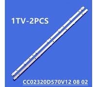 Bande LED Pour STARWIND RCA RTDVD3215-B AOC T3211M 320L 32E9 7S1P 2X7 CC02320D570V12 08 RTDVD3215-B 6V ""Nipseyteko