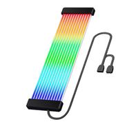 Bande LED - RGB avec 108 perles câble 24 broches | Éclairage ARGB pour câbles d'alimentation | pour carte , GPU, moniteur, bureau, salle de jeux, bureau amateurs, streamers