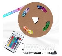 Bande LED RGB Bande LED Extérieur 5 Mètres Dimmable Raccourcissable IP44 150x...