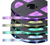 Bande LED RGB Télécommande Changeur de couleur Fixable Connexion d'angle L 3 m