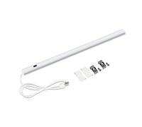 Bande LED rigide pour éclairage de placard de cuisine, barre lumineuse rigide avec interrupteur marche/arrêt, barre LED avec alimentation secteur