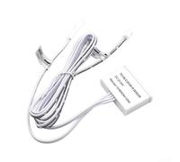 Bande LED ultra fine avec capteur double porte pour placard et armoire, 12 V/24 V, sortie 1,5 m, éclairage intelligent (blanc)