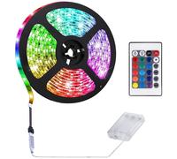 Bande lumineuse avec télécommande LED RGB 2 m IP65 résistante à l'eau